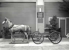 1892 Chief's Buggy in front of Museum