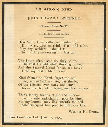 John Sweeney Poem